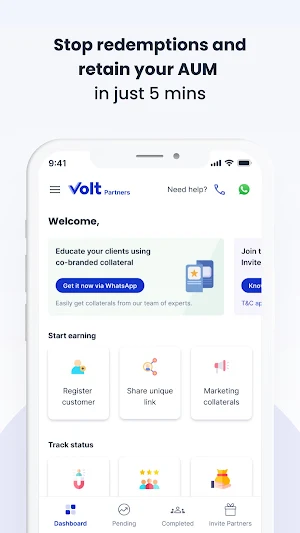 Volt Money Partner App Screenshot 1