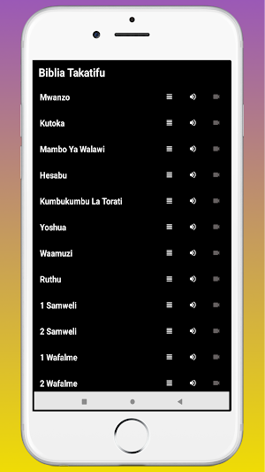 Biblia Takatifu - audio &video Screenshot 1