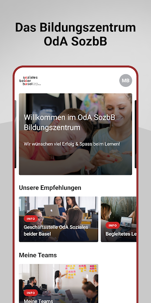 Bildungszentrum OdA SozbB Screenshot 0