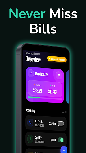 Subscription Alert Screenshot 0