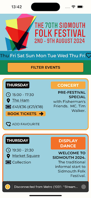 Sidmouth Folk Week 2024 Screenshot 2