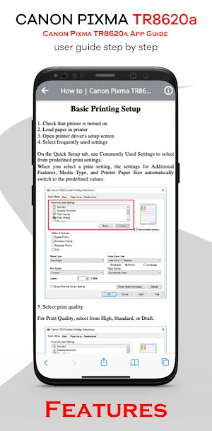 Canon Pixma TR8620a Wifi Guide Screenshot 2