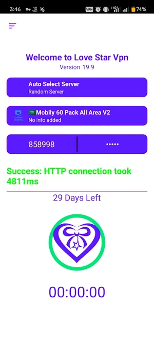 Love Star Vpn Screenshot 3