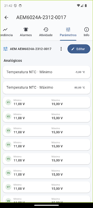 AEM Mobile Screenshot 1