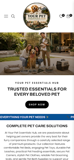 Your Pet Essentials Hub Screenshot 0