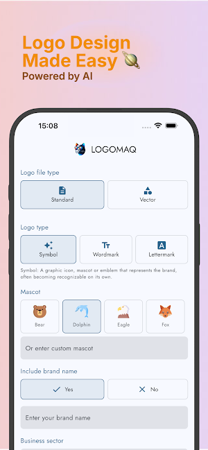 LOGOMAQ - Logo Maker Screenshot 1