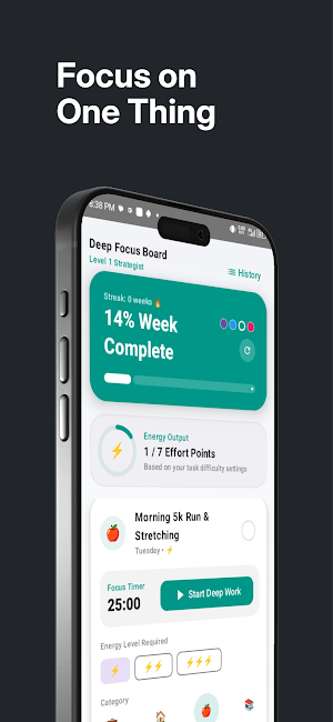 MonoFocus Planner Screenshot 1