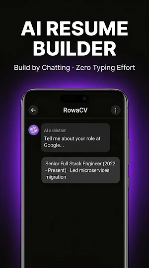 RowaCV: AI Resume Builder Screenshot 0