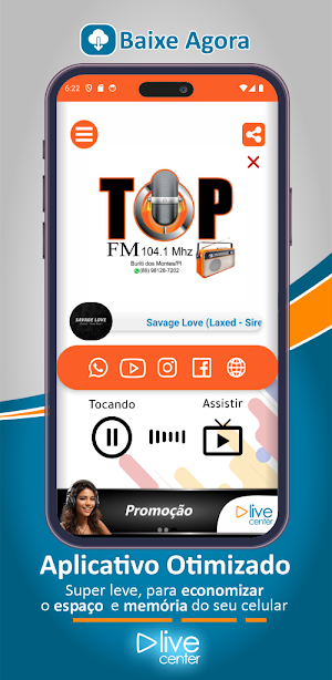 TOP Rádio e TV Screenshot 0