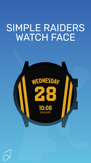 Simple Raiders Watch Face Screenshot 0