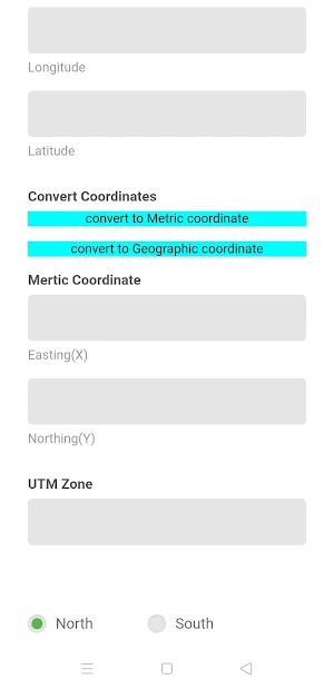 Coordinate converter Screenshot 2