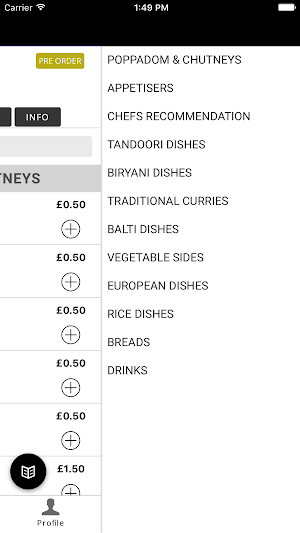 De Ja Vu Exotic Indian Cuisine Screenshot 1