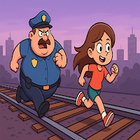 Trouble Track Runner Game