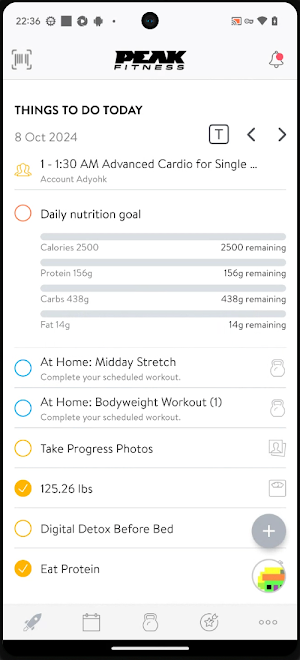 My Peak Fitness Screenshot 1