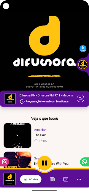 Difusora FM Ribeirão Preto Screenshot 1