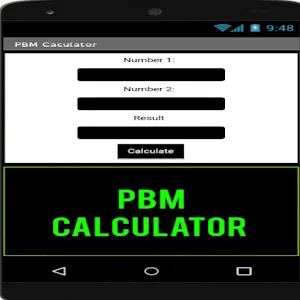PBM Calculator Screenshot 1