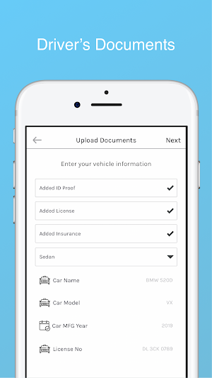 Hire Me - Taxi app for Drivers Screenshot 1