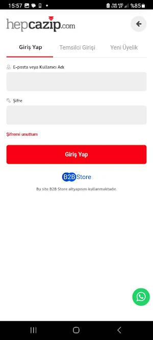 Hep Cazip B2B Screenshot 1