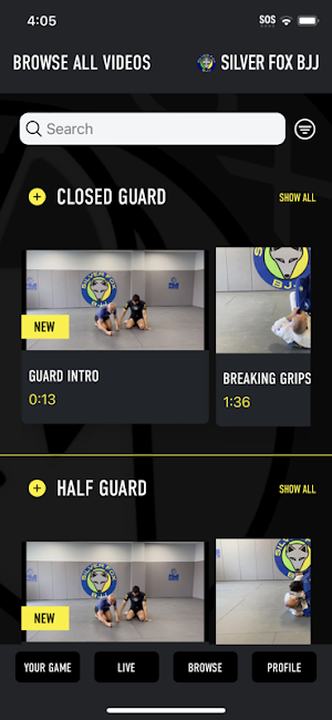 Silver Fox BJJ Screenshot 2
