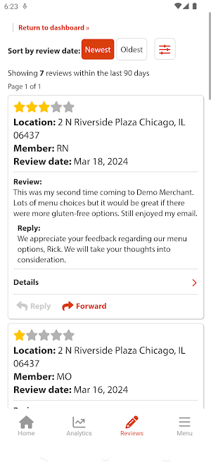 Rewards Network Screenshot 3
