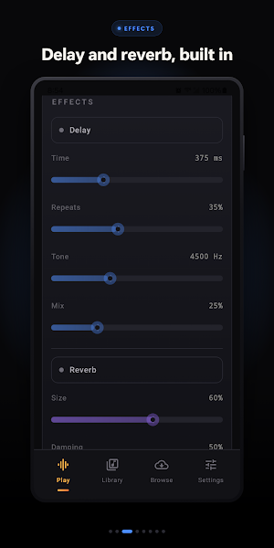 Nam Droid: Guitar Amp Sim Screenshot 2