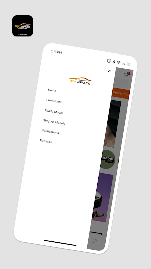 Toy Space Car Model Store Screenshot 1