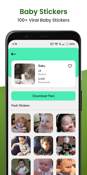 Funny Baby Stickers WAStickers Screenshot 1