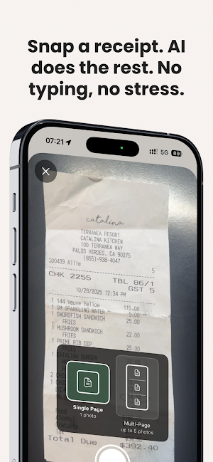 Bill.Dock - AI Expense Manager Screenshot 1