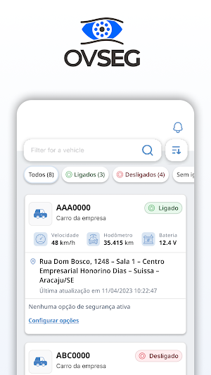 OVSEG Rastreamento Screenshot 0