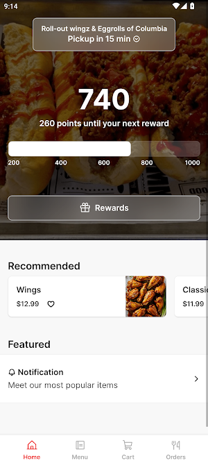 Roll Out Restaurant To Go Screenshot 0