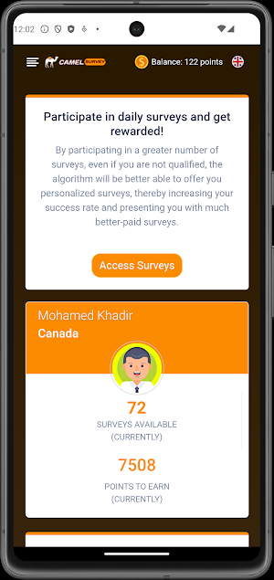 Camel Survey Screenshot 1