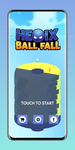 Helix Ball Fall: Stack Smash Screenshot 1