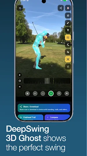 DeepSwing Golf Swing Analyzer Screenshot 1