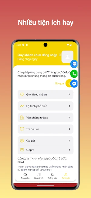 Vận Tải Quốc Tế Đức Phát Screenshot 3