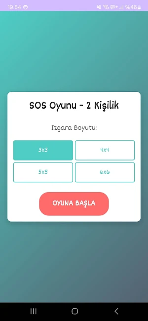 SOS Oyunu - 2 Kişilik Screenshot 1
