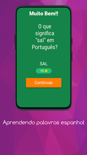 Aprendendo palavras espanhol Screenshot 2