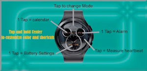 BlueCockpit Watch Face Wear OS Screenshot 1