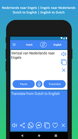 Dutch to English Translator Screenshot 1