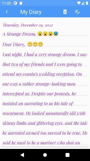 Diary - Note book Screenshot 1