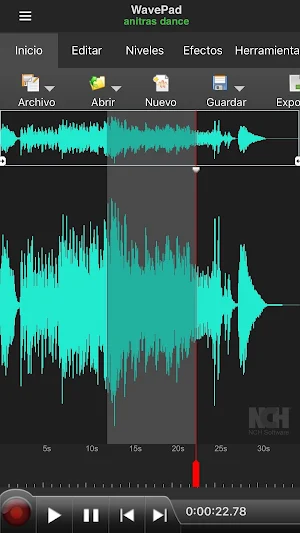 WavePad, editor de audio Screenshot 0