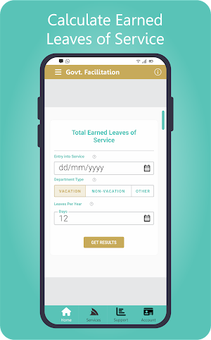 Service Retirement Calculator Screenshot 2