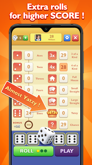 Yatzy - Classic Dice Game Screenshot 2