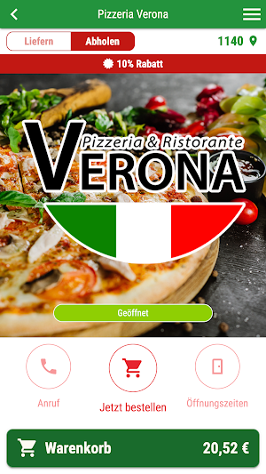 Pizzeria Verona Screenshot 0