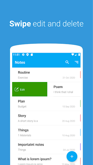 TheFission Notes Screenshot 2