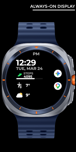 Night 33D - Digital Watch Face Screenshot 2