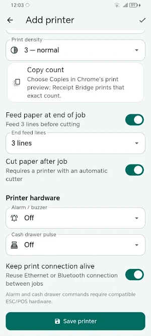 Hap Eye Printer Screenshot 2