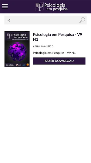 Psicologia em Pesquisa Screenshot 2