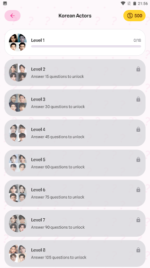 Korean Actor Quiz Screenshot 1