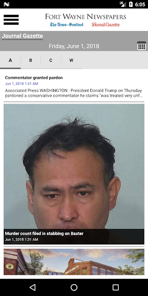 Journal Gazette, Fort Wayne Screenshot 2