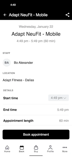 Adapt Gym Screenshot 2